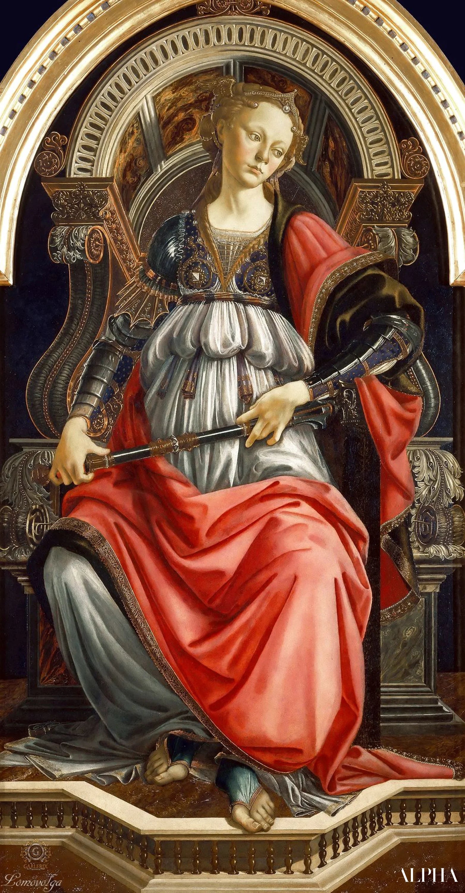 Fortitudo - Sandro Botticelli - Reproductions de tableaux et peintures haut de gamme