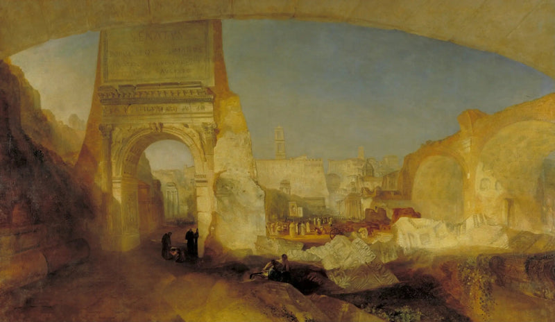 Forum Romanum, voor het Museum van de heer Soane - J. M. W. Turner