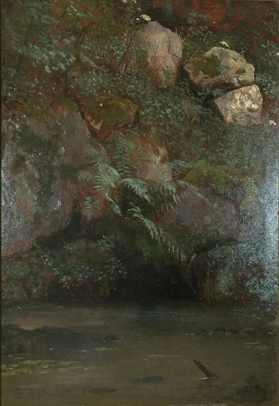 Fougères et rotsen op een talud - Albert Bierstadt

Source:
Fougères et rochers sur un talus - Albert Bierstadt