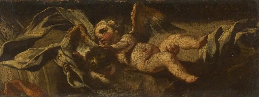 Fragment : Cherubijn - Antonio da Correggio