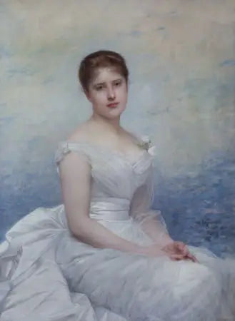 Frances Margaret Lawrance Lady Vernon (décédée en 1940) - Jules Lefebvre - Alpha Reproduction