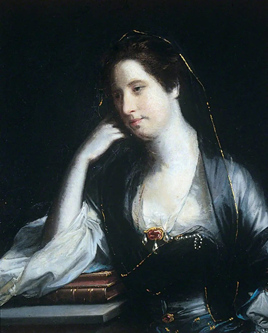 Frans, vicomtesse Irwin (1734–1807), née Frances Gibson Shepheard - Joshua Reynolds

Source:
Frances, vicomtesse Irwin (1734–1807), née Frances Gibson Shepheard - Joshua Reynolds