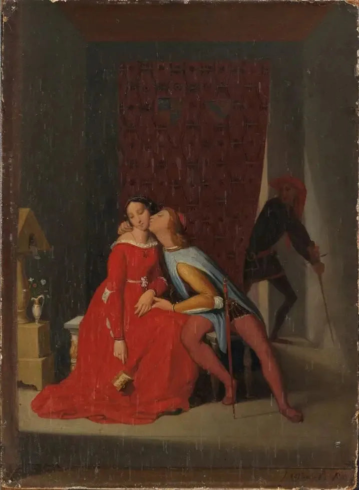 Francesca da Rimini en Paolo Malatesta - Jean-Auguste-Dominique Ingres