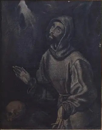 François die de stigmates ontvangt - El Greco