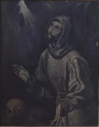 François die de stigmates ontvangt - El Greco