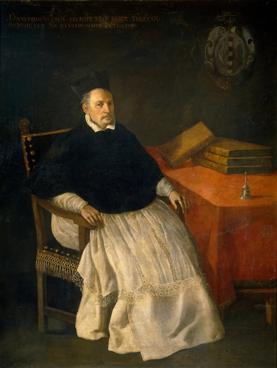 Fray Diego de Deza en Tavera, aartsbisschop van Sevilla - Francisco de Zurbarán
