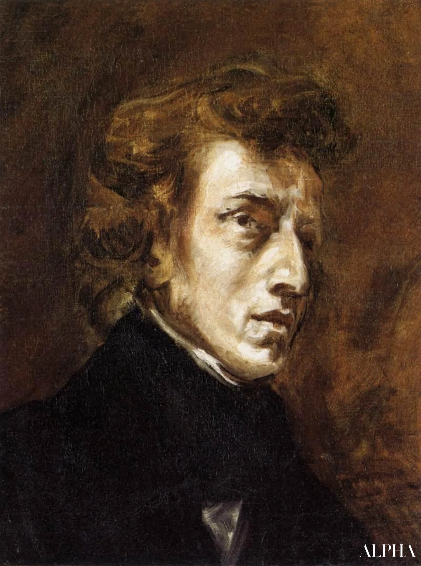 Frédéric Chopin - Eugène Delacroix - Reproducties van schilderijen en hoogwaardige schilderkunst