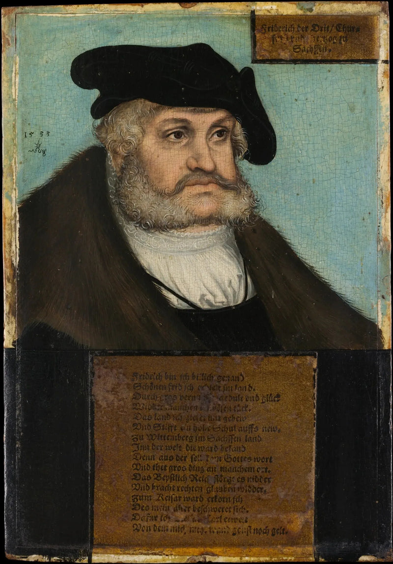 Frédéric III (1463–1525), de Wijze, keurvorst van Saksen - Lucas Cranach de Oudere