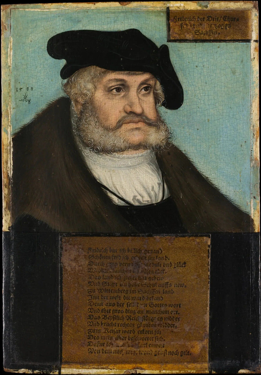 Frédéric III (1463–1525), de Wijze, keurvorst van Saksen - Lucas Cranach de Oudere
