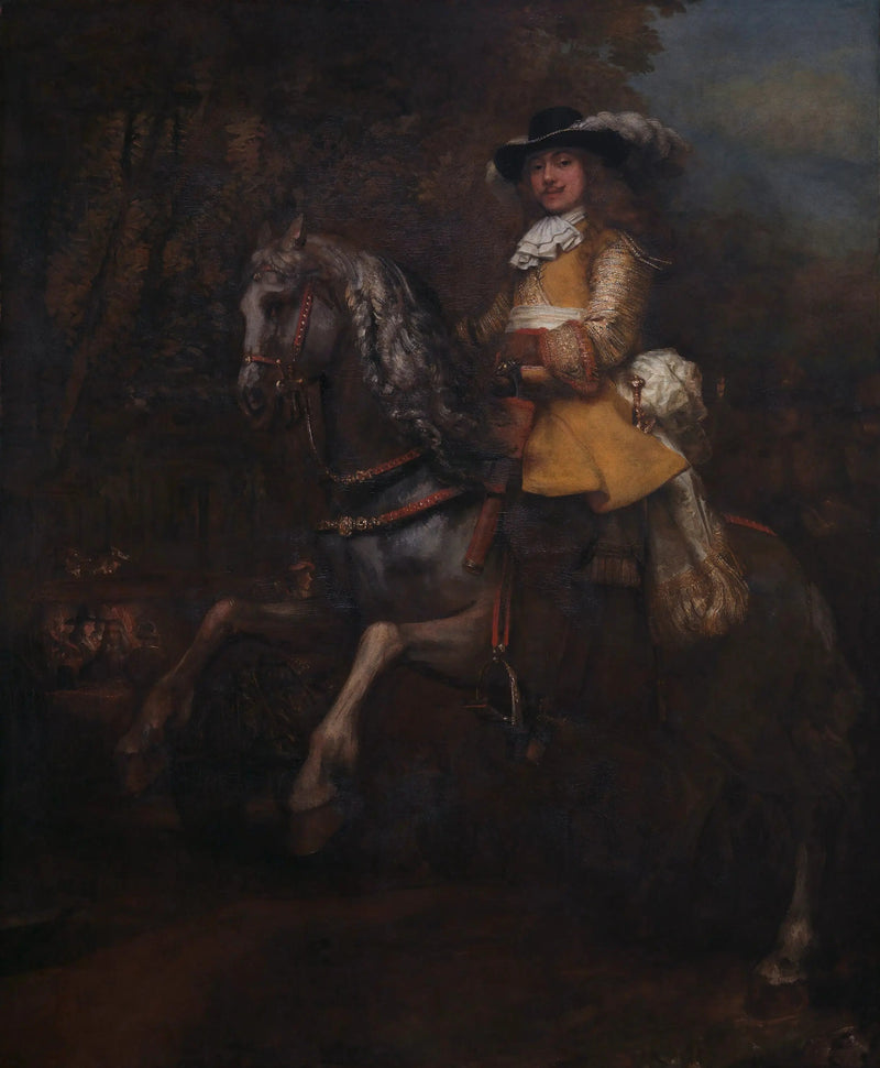 Frédéric Rihel te paard - Rembrandt