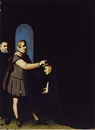 Broeder Fernando Yáñez weigert de haarspeld van de aartsbisschop van Toledo - Francisco de Zurbarán