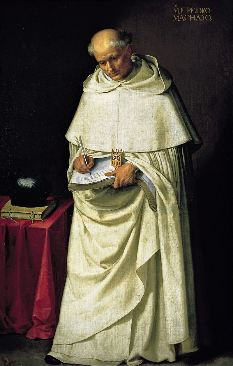 Broeder Pedro Machado - Francisco de Zurbarán