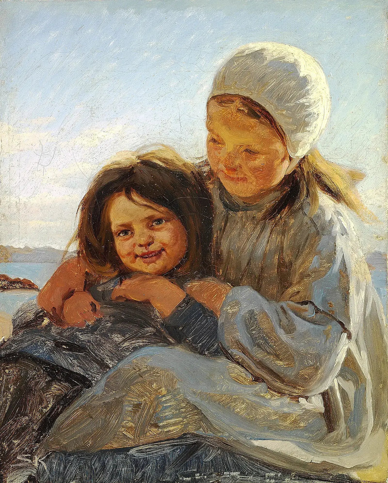 Broers en zussen. - Peder Severin Krøyer