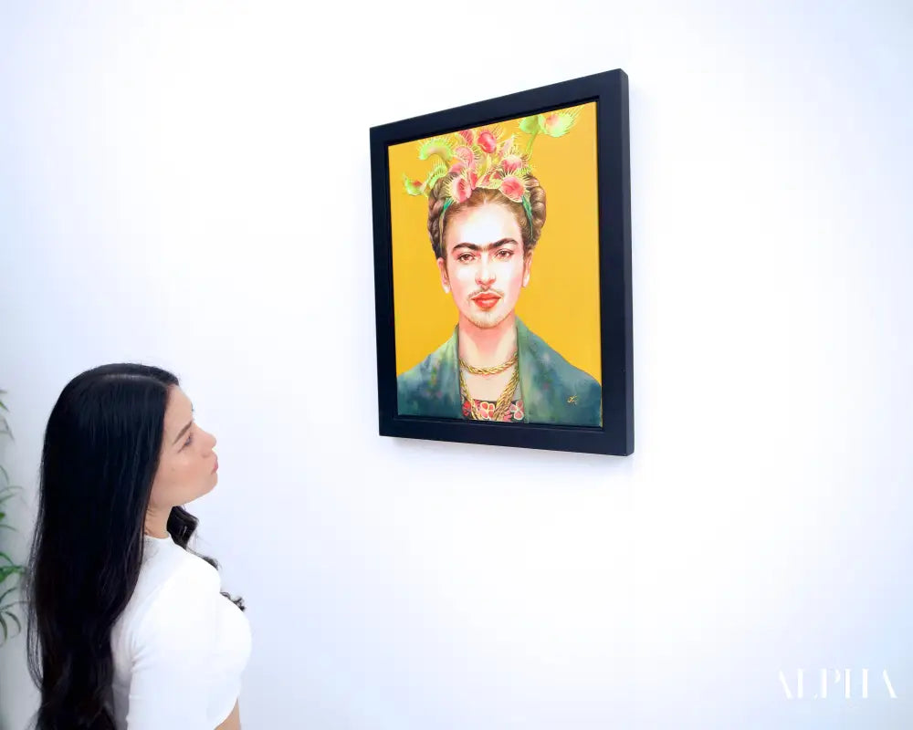 Frida Kahlo x Venus Flytrap - Phoolun | 40 x 50 cm Reproductions de tableaux à la peinture à l’huile