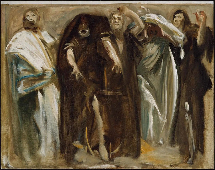 Fresco van de Profeten - John Singer Sargent