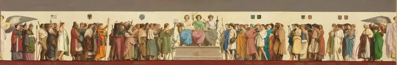 Fryse bestemd om te worden gereproduceerd op een herdenkingsvaas van de tentoonstelling in Londen - Jean-Léon Gérôme