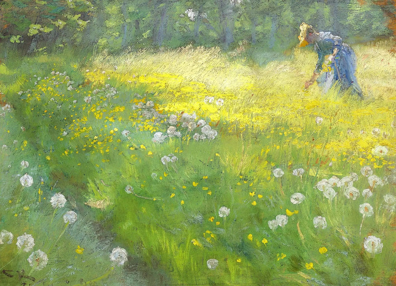 Fru Marie Krøyer aan de haven in Skagen - Peder Severin Krøyer