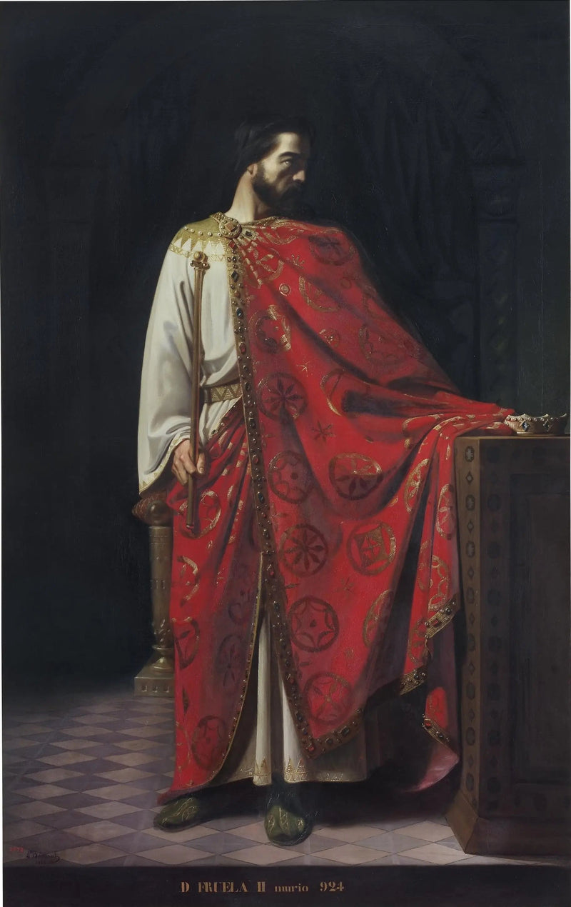 Fruela II van Asturië (koning van Asturië van 910 tot 925) - Léon Bonnat