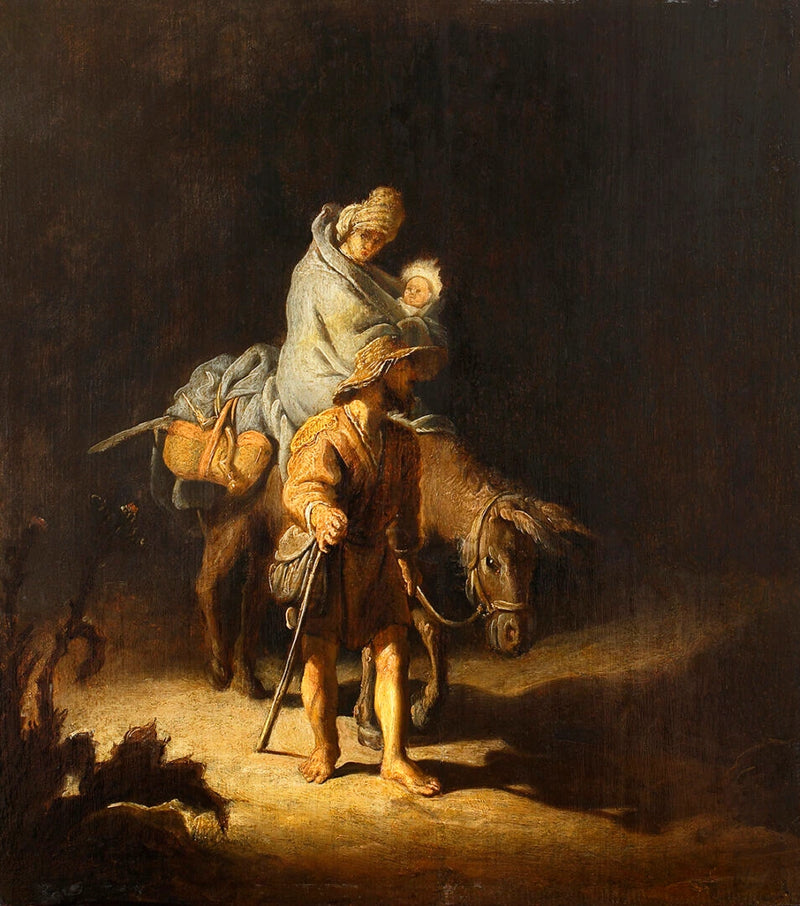De Vlucht naar Egypte - Rembrandt