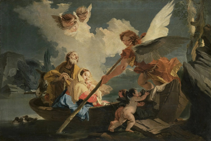 Vlucht naar Egypte - Giovanni Battista Tiepolo