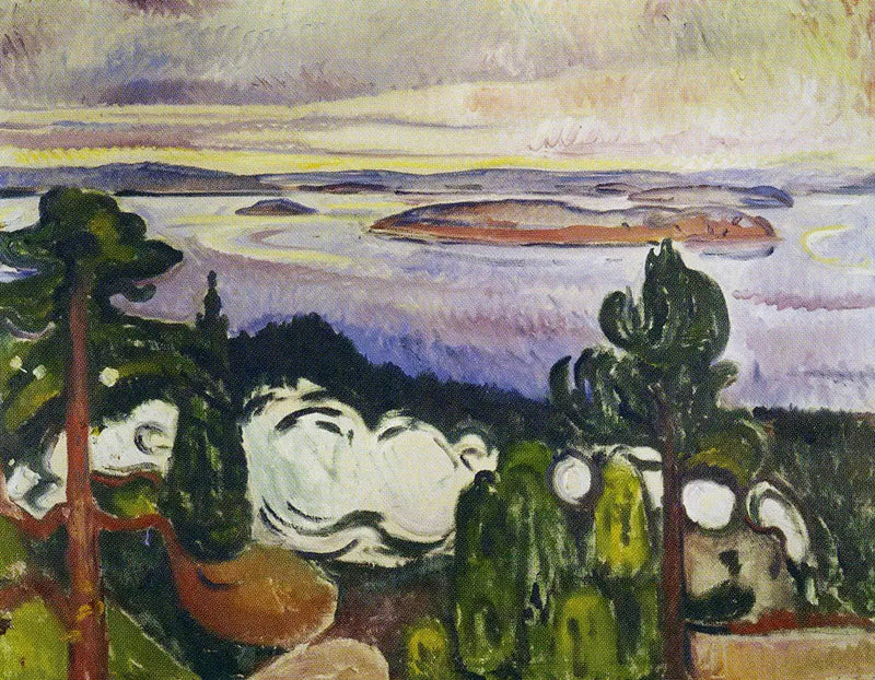 Treinrook - Edvard Munch