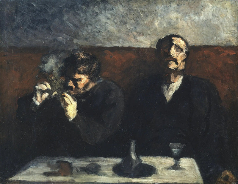 Roker en Absintdrinkers - Honoré Daumier