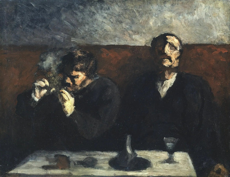 Roker en Absintdrinkers - Honoré Daumier