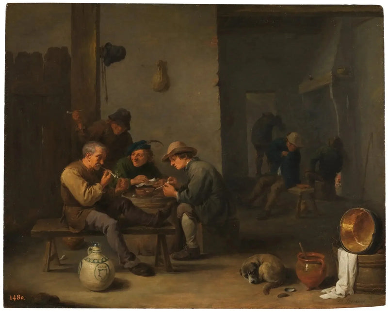 Rokers in een taverne - David Teniers de Jonge

Source:
Fumeurs dans une taverne - David Teniers le Jeune