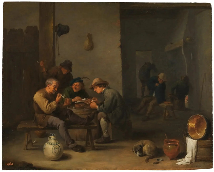 Rokers in een taverne - David Teniers de Jonge

Source:
Fumeurs dans une taverne - David Teniers le Jeune