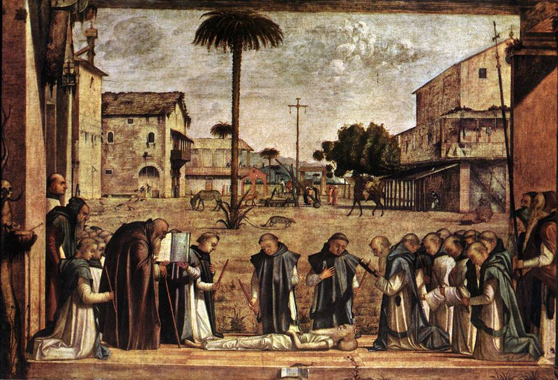 Begrafenis van Sint-Heremiet - Vittore Carpaccio