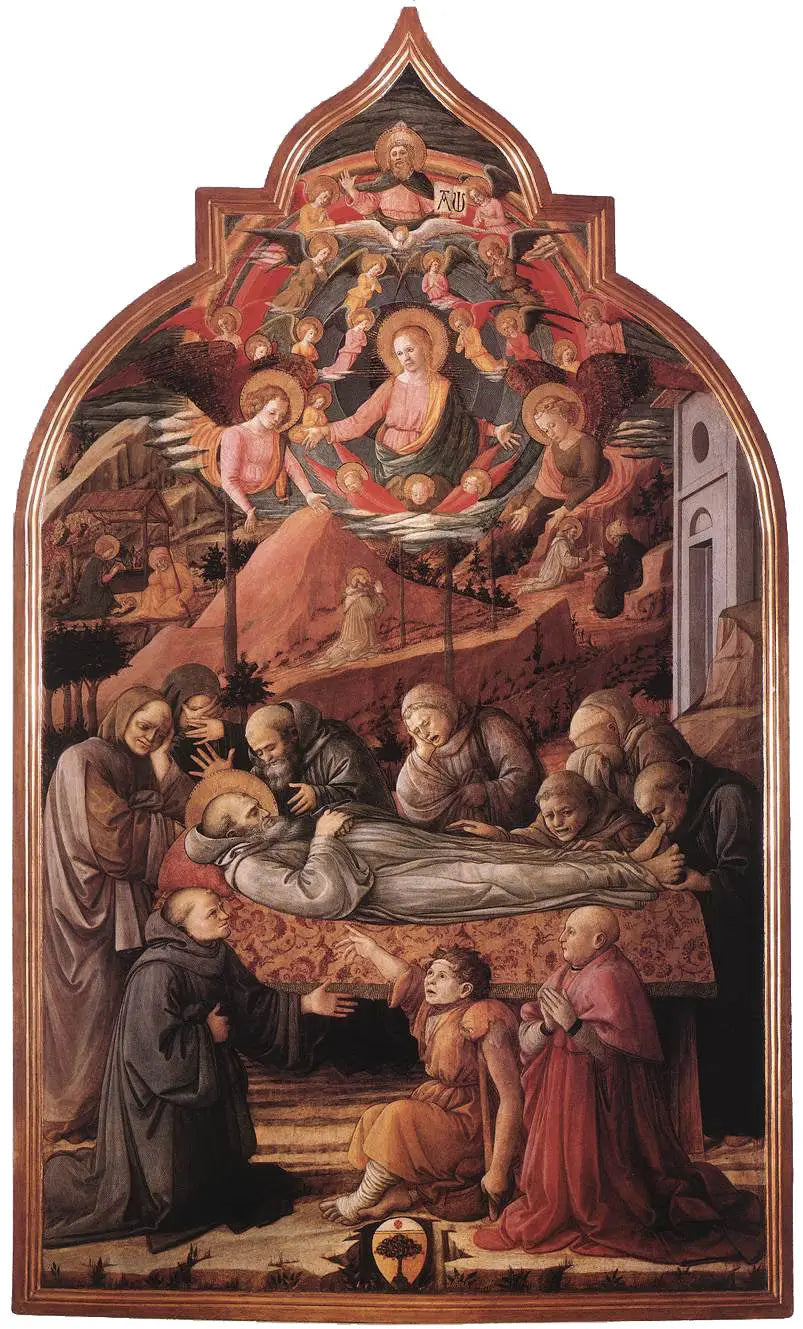 Begrafenis van Sint-Heronymus - Fra Filippo Lippi
