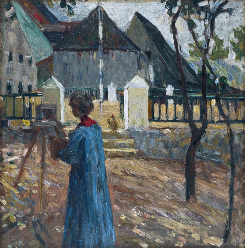 Gabriele Münter die schildert - Vassily Kandinsky