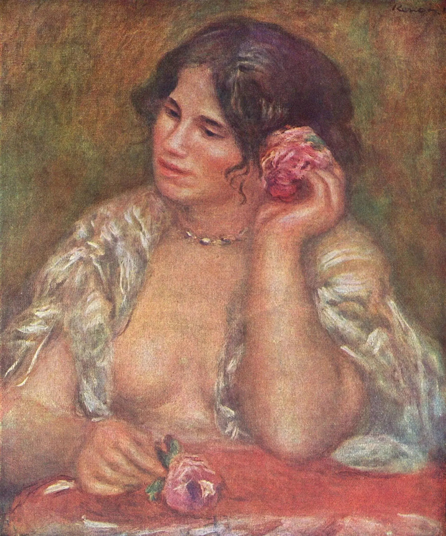 Gabrielle met de roos - Pierre-Auguste Renoir