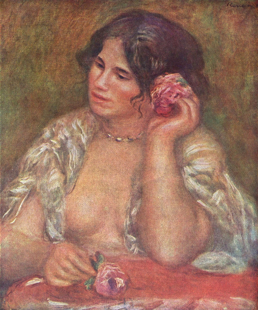 Gabrielle met de roos - Pierre-Auguste Renoir