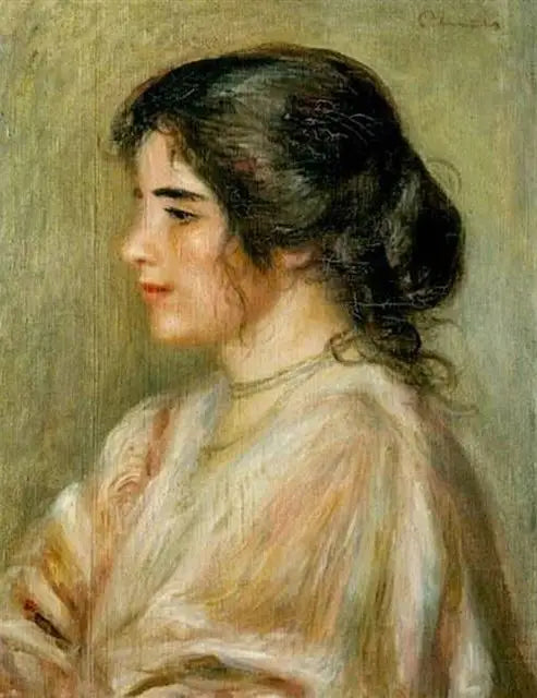Gabrielle in profiel - Pierre-Auguste Renoir