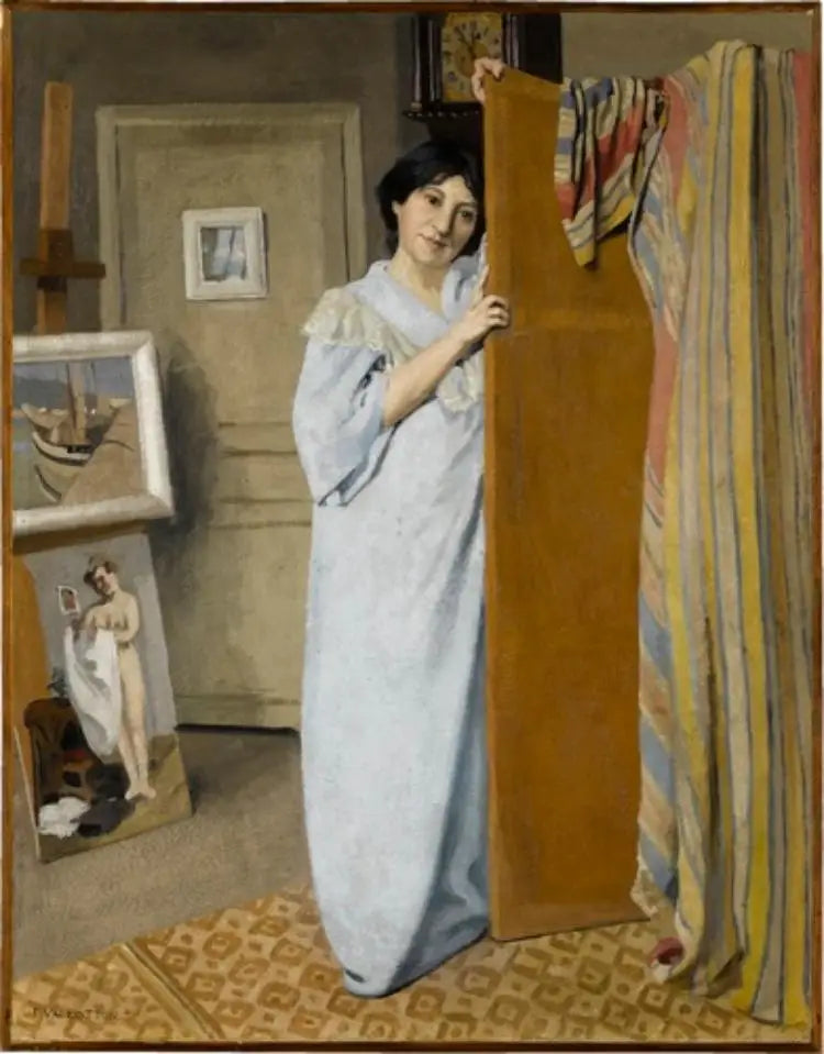 Gabrielle Vallotton in de werkplaats - Félix Vallotton

Source:
Gabrielle Vallotton dans l'atelier - Félix Vallotton