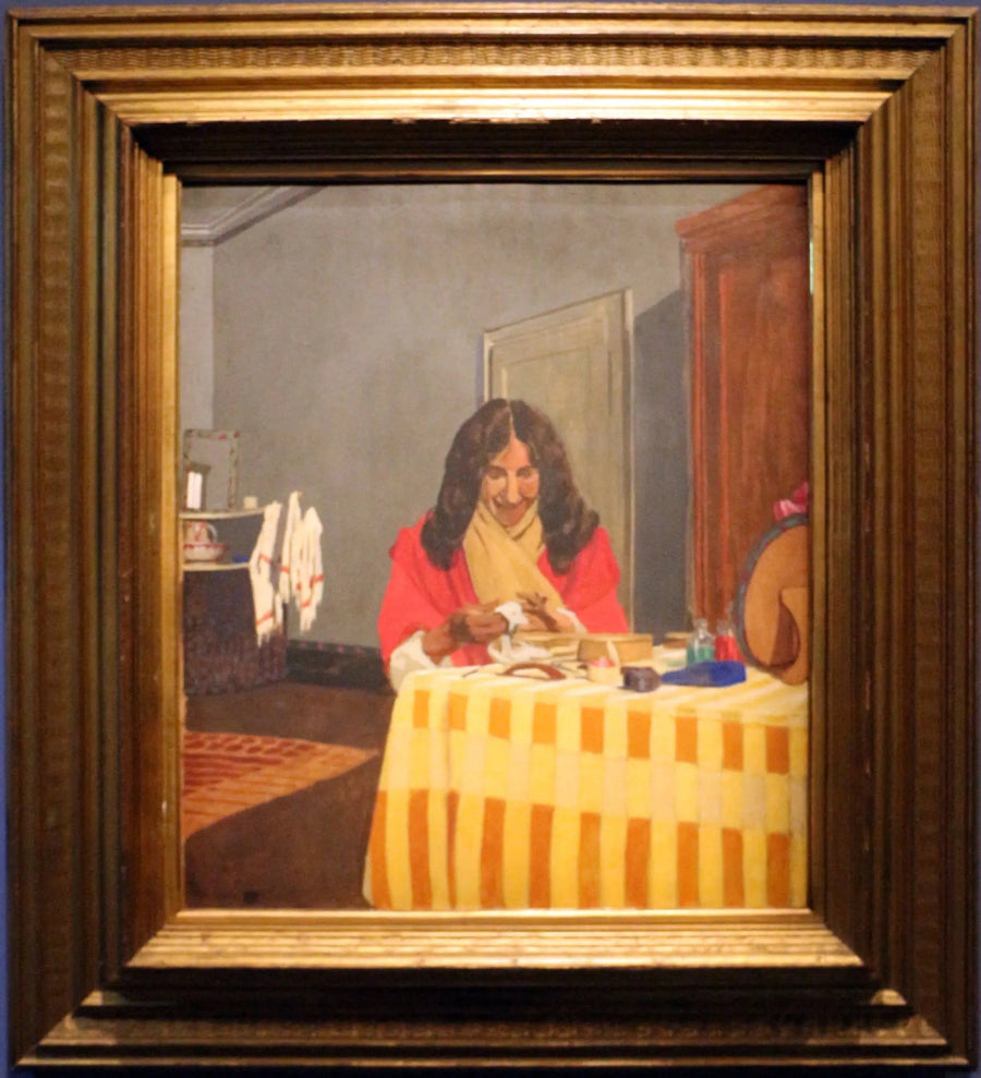 Gabrielle Vallotton die haar nagels doet - Félix Vallotton

Source:
Gabrielle Vallotton se faisant les ongles - Félix Vallotton