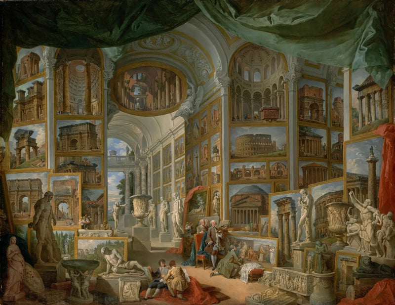 Galerie van de Oud-Romeinse Vistas - Giovanni Paolo Panini

Source:
Galerie de vues de la Rome antique - Giovanni Paolo Panini