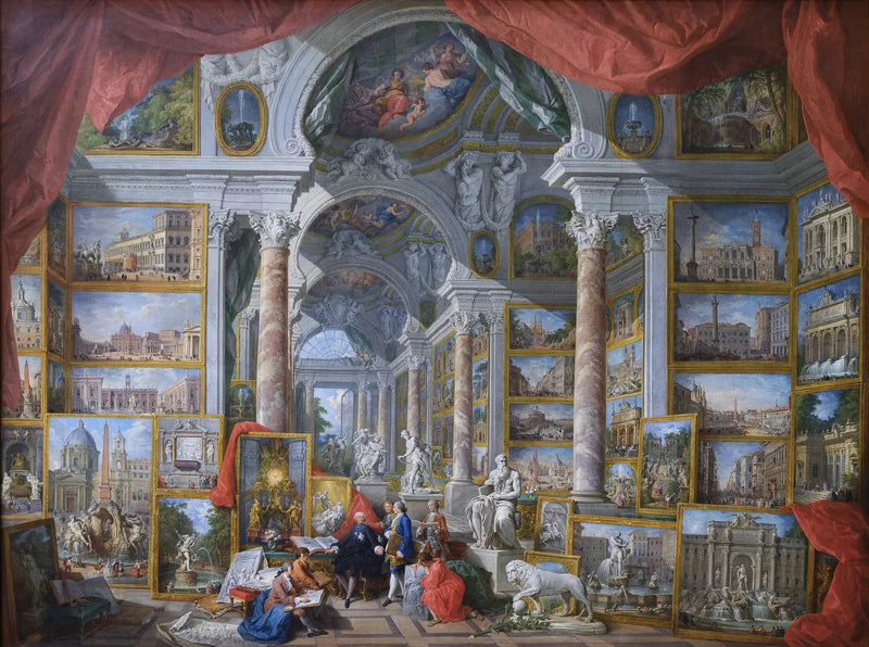 Galerie van het uitzicht op het moderne Rome - Giovanni Paolo Panini

Source:
Galerie de vues de la Rome moderne - Giovanni Paolo Panini
