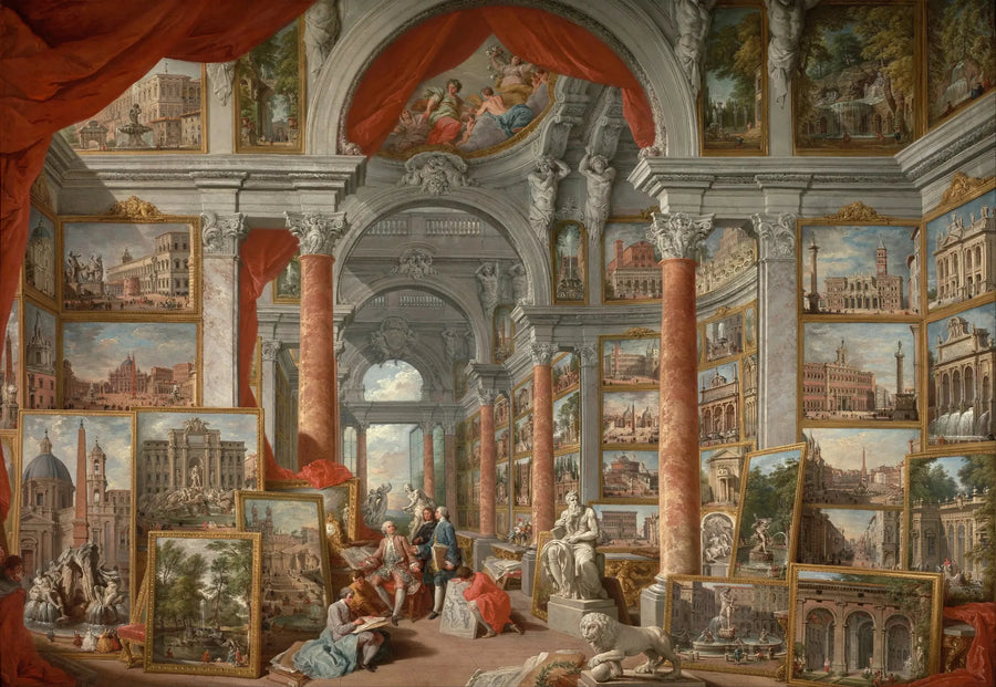 Galerij van het uitzicht op het moderne Rome - Giovanni Paolo Panini

Source:
Galerie de vues de la Rome moderne - Giovanni Paolo Panini