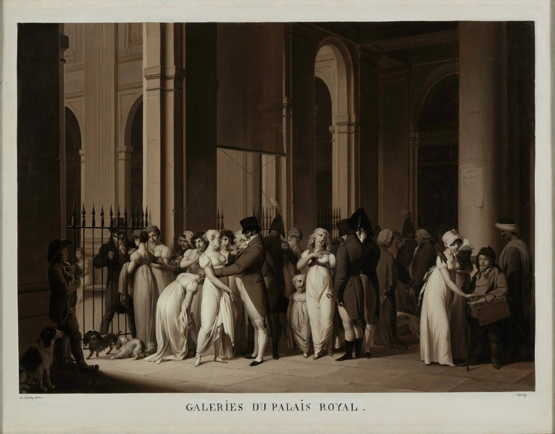 Galerieën van het Palais-Royal - Louis-Léopold Boilly

Source:
Galeries du Palais-Royal - Louis-Léopold Boilly