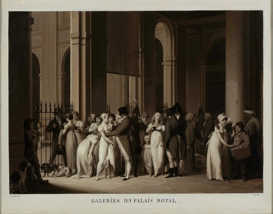 Galerieën van het Palais-Royal - Louis-Léopold Boilly

Source:
Galeries du Palais-Royal - Louis-Léopold Boilly
