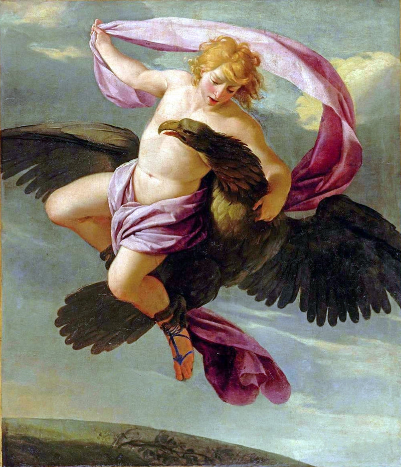 Ganymedes ontvoerd door Jupiter - Eustache Le Sueur