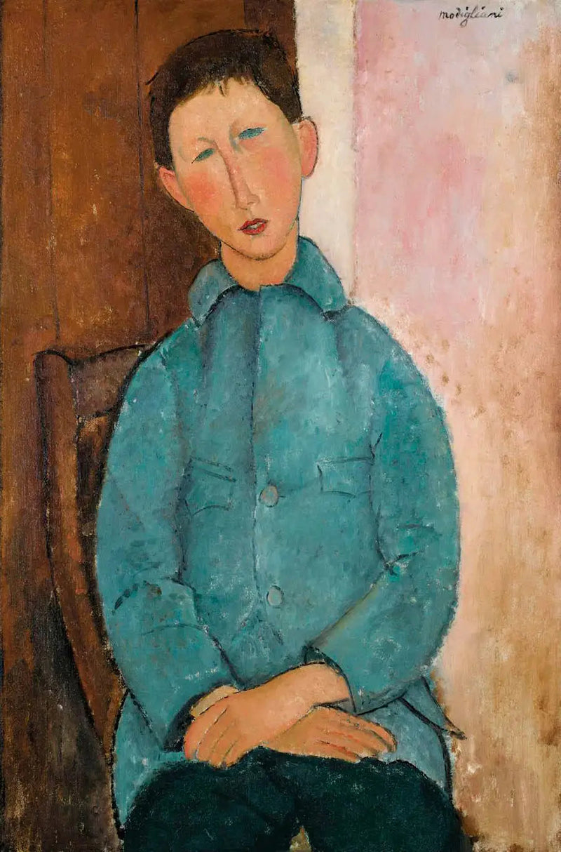 Jongen met de Blauwe Jas - Amedeo Modigliani
