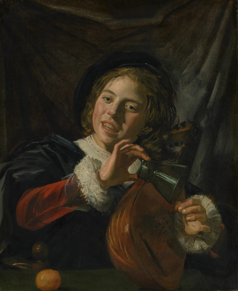 Jongen met een glas en een luit - Frans Hals

Source:
Garçon avec un verre et un luth - Frans Hals