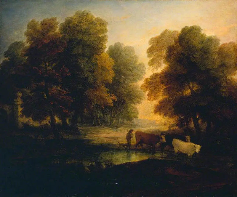 Jongen die koeien leidt bij een zwembad - Thomas Gainsborough

Source:
Garçon conduisant des vaches près d'une piscine - Thomas Gainsborough