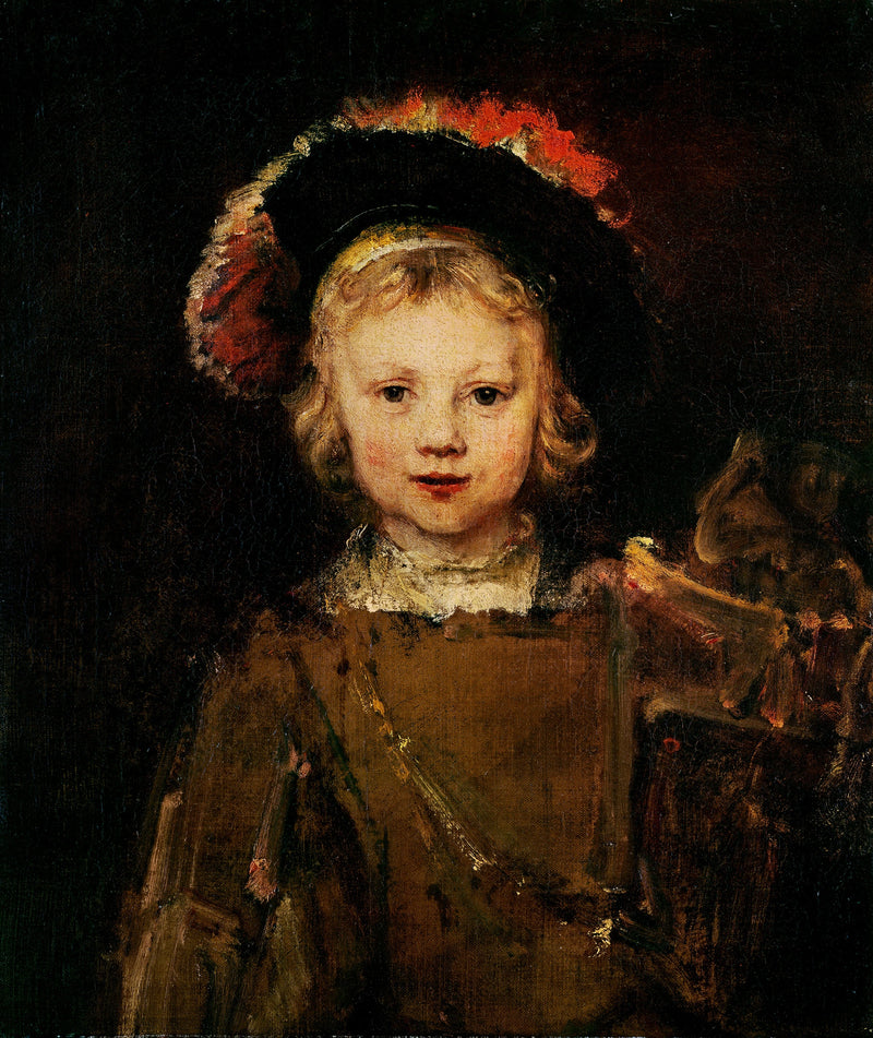 Een jongen in fantasiekostuum - Rembrandt