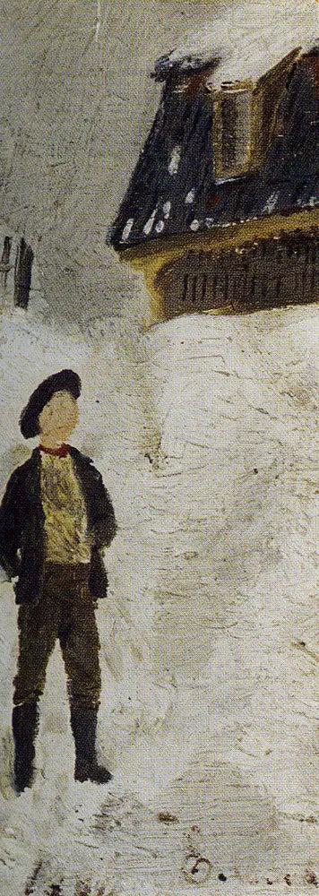 Jongen in de sneeuw - Edvard Munch