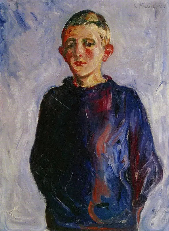 Jongeman van Warnemünde - Edvard Munch
