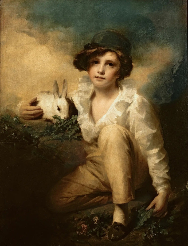 Jongen en konijn - Henry Raeburn